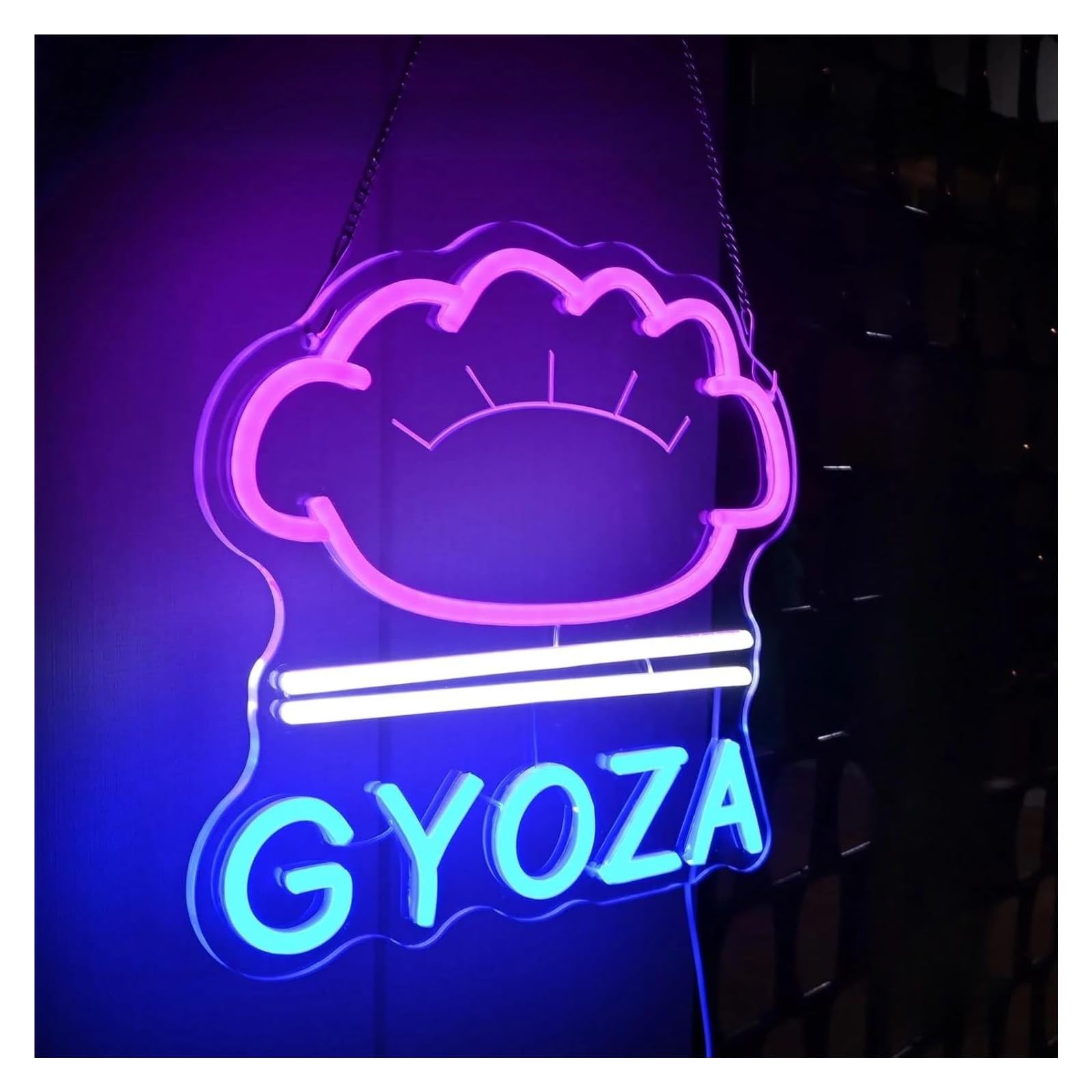Amazon.co.jp: ネオンサイン LED GYOZA ネオンサイン 餃子ライト 調光
